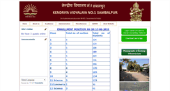 Desktop Screenshot of kvsambalpur.org.in
