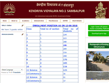Tablet Screenshot of kvsambalpur.org.in